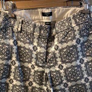J.Crew Black and Gray Patterned Trousers